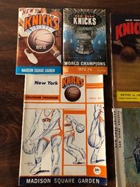 New York Knicks Madison Square Garden 1972-73, New York Knicks World Champions 1973-74, New York Knicks Souvenir Program 1966-67