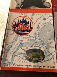 1967 New York Mets Official Program & Scorecard