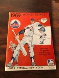 1969 mets world series program