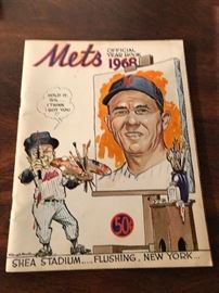 1968 mets Official Yearbook