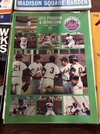 1973 New York Mets 1973 Program & Scorecard