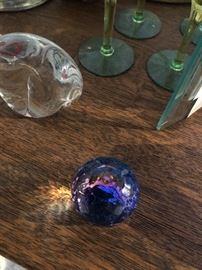 Paperweights signed