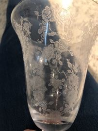 tiffin cherokee rose glasses