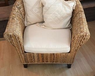 Nice heavy weave wicker furniture from Sante Fe, New Mexico