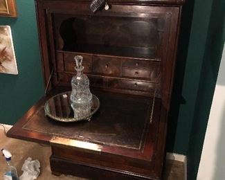 Antique early 1800's bar cabinet, so cool!