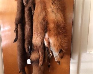 Fox fur stoles
