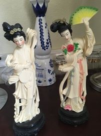 oriental statues plastic 