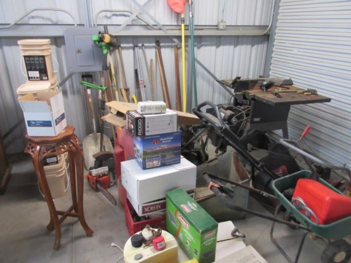 Tools for the Garage and the Yard