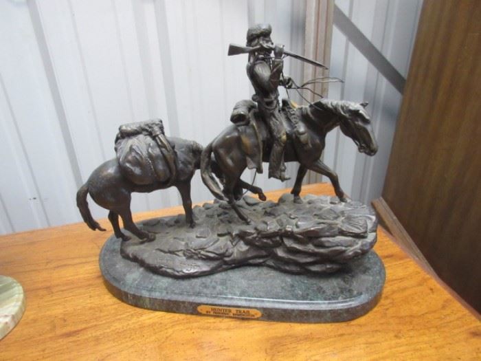 Hunter Trail by Frederic Remington