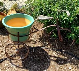 vintage bicycle planter
