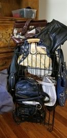 Nice assortment of leather purses