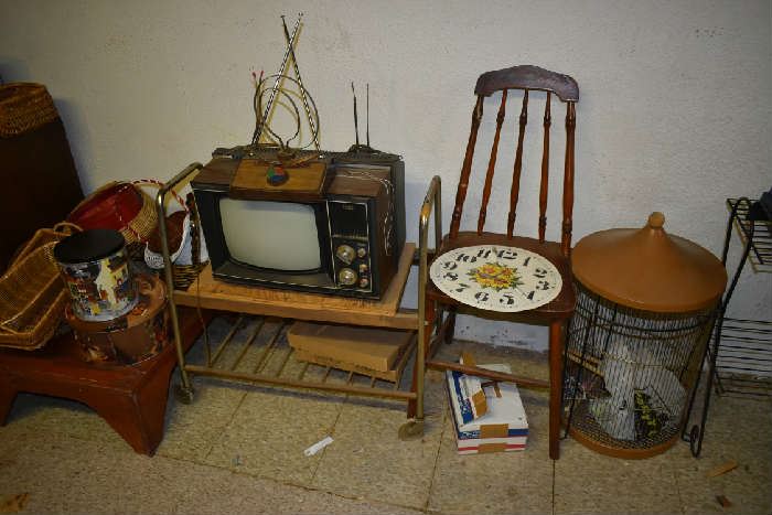 OLD TV, MISC FURNITURE