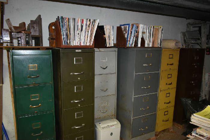 FILE CABINETS, WOODWORKING MAGAZINES 