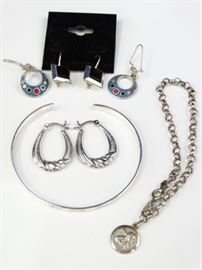 Miscellaneous Sterling Jewelry