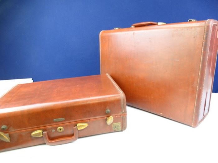 Leather Luggage Set
