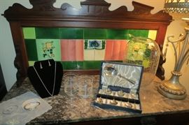 Mignon Faget sterling silver lily pendant and earrings. James Avery bracelet and ring.