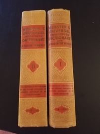 1937 Webster universal dictionary set