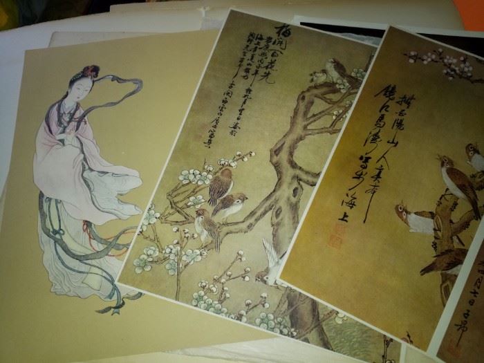 Chinese lithographs 