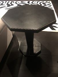 Leather Table
