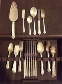 Heirloom Sterling CO. DAMASK ROSE PATTERN