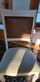 Dining room chair with excellent condition wicker backs