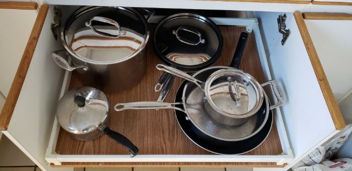 Cuisinart pots and pans and skillets