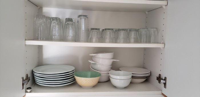 Dishes and glassware