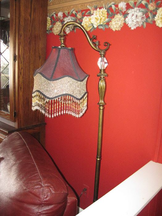 Ornate Vintage Victorian/ Art Deco  Floor Lamp 