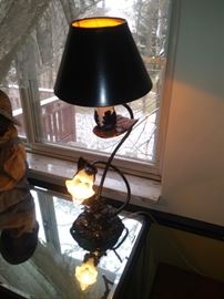 Decorative Black Iron Lamp