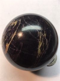 Charoite Ball. Very dark purple!