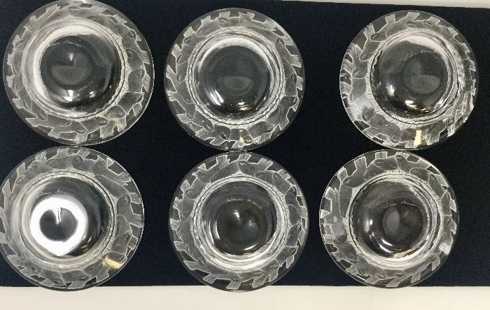 LALIQUE IRENE PIN OR NUT DISHES