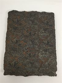 RARE ANTIQUE ASIAN ORIGINAL WOOD BLOCK