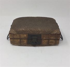 ANTIQUE ASIAN BAMBOO LADIES PURSE