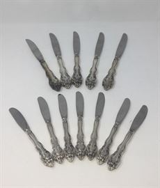 12 GORHAM LA SCALA STERLING KNIVES