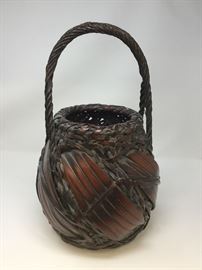 JAPANESE IKEBANA TALL BASKET