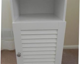 WHITE DOORED CABINET