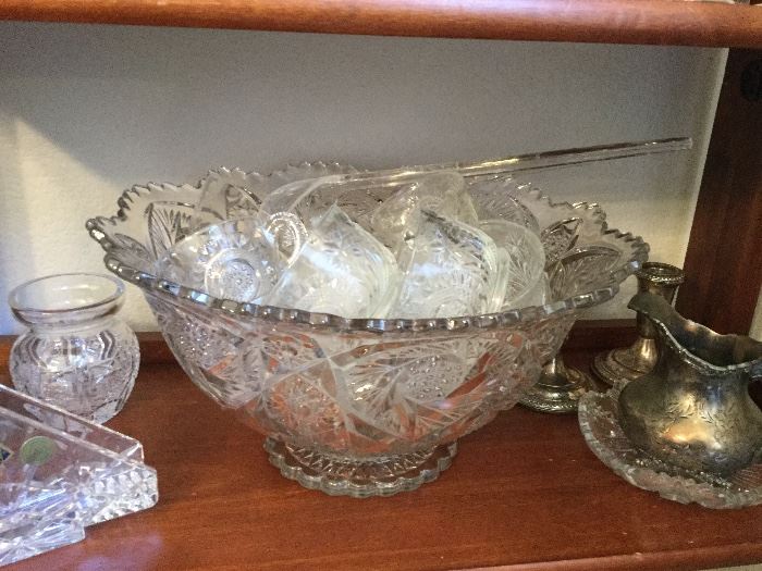 Punch Bowl with cups