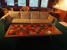 MCM Tiled Coffee Table.