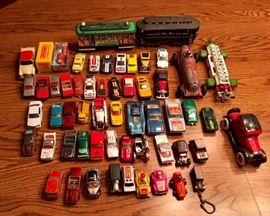 Collection of Hot Wheels and Matchbox.