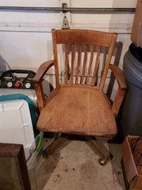 Oak office chair