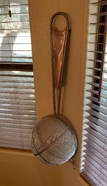 Giant Mesh Strainer Wall Decor	41in long	
