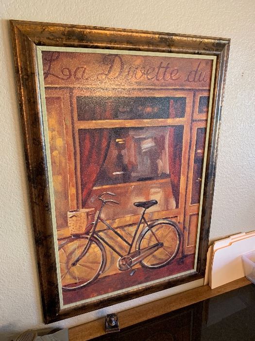 Bicycle/Cafe Decor Painting