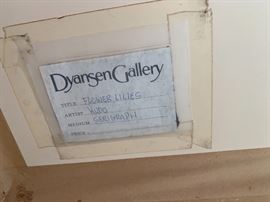 *Signed* Muramasa Kudo Waterlillies Serigraph Numbered Painting 52wx44inH