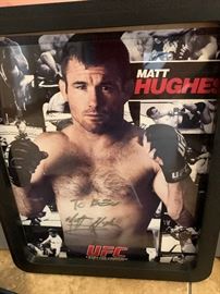 *signed* Matt Hughes UFC Autograph 8x10	