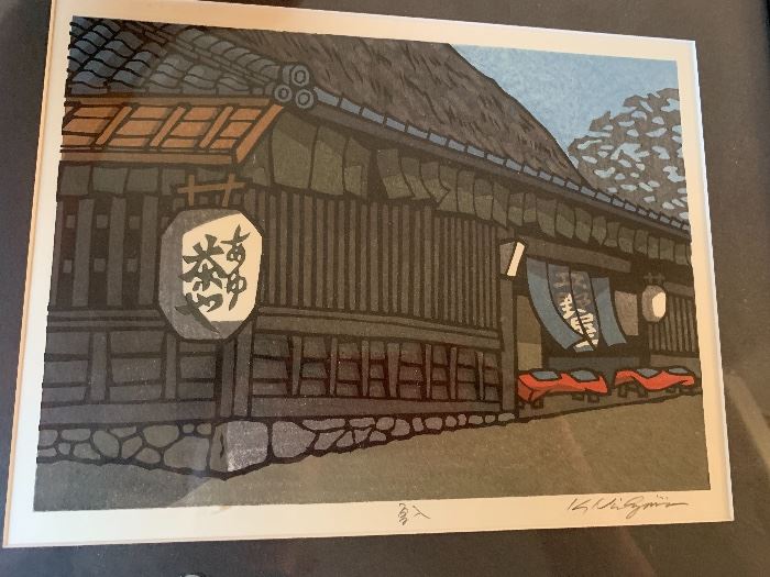 Kyoto K. Nishijima woodblock print