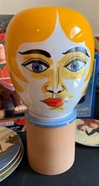 head ceramic mannequin