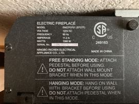 Electric Fireplace EM27F0101 16X35.5in HxW