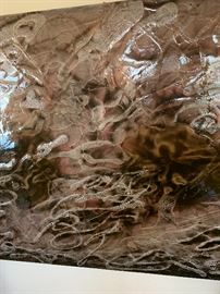 Barbara Schaefer Black Hole Original Oil Painting 36x60 HxW