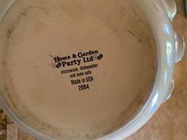 Home and Garden Party China Set