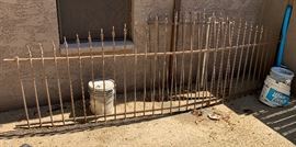 Wrought Iron Curved Fencing